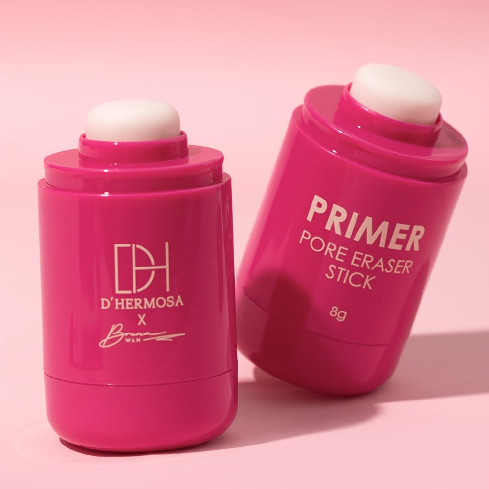 Makeup Primer Stick 2pcs Set Oil Control Pore Minimizer - Long-Lasting Matte Finish Lightweight Moisturizing Face Primer for Smooth Flawless Foundation Base
