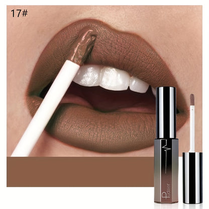 Matte Liquid Lipstick Velvet Finish 24H Waterproof - Long-Lasting High Pigment Anti-Smudge Cup-Proof Lip Glaze 20+ Bold Shades All Skin Tones Pudaier