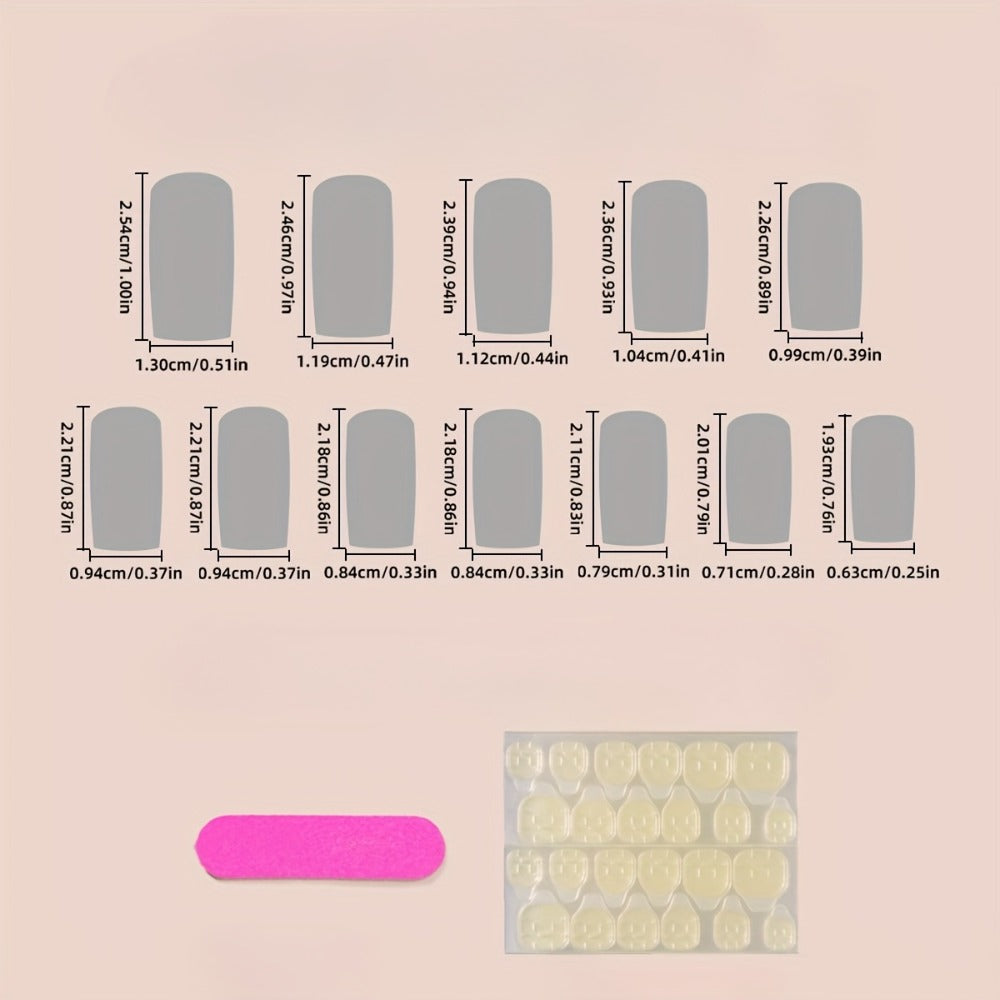 576pcs with Multiple Styles And Styles Of Fake Nail Pieces. Reusable Fake Nail Press Nail Perfect Fit, Easy to Wear, Making Your Fingertips Shine Beautiful. Perfect for Parties, Dances, And Daily Wear