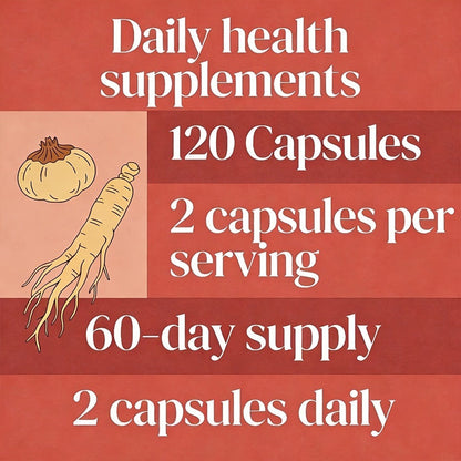 Bovine Blood Capsules 120 Count – Premium Dietary Supplement with Maca Root, Saw Palmetto & Herbal Blend for Daily Vitality, Energy & Overall Wellness Support for Women and Men