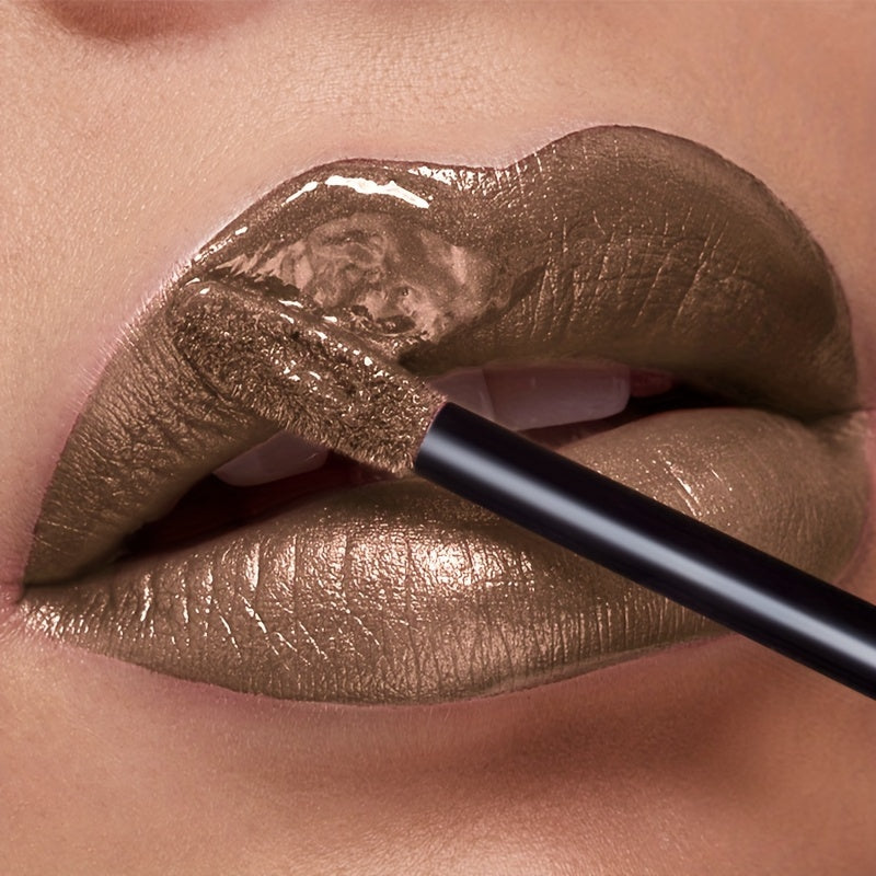 Shimmer Liquid Lipstick — Highly Pigmented Metallic Lip Gloss | Long-Lasting Non-Sticky | Plant Squalane Formula | 24 Shades for All Skin Types