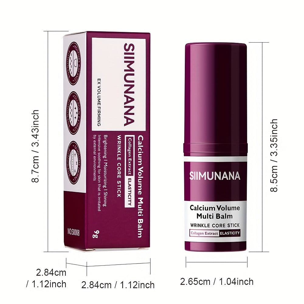 Korean Skincare Beauty Bar Collagen Calcium Moisturizing Cream - Multi-Purpose Face Lip Body Cream Fragrance Formula for Sensitive & All Skin Types Portable Unisex Gift