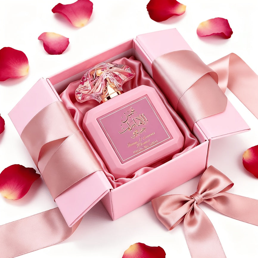 Al Zaffaran Pink Blush Perfume - Arabic Attar (3.4 Fl Oz/ 100 Ml) | Sweet Romantic Scent for Women, Cute Pink Bottle, Perfect for Halloween, Thanksgiving & Christmas