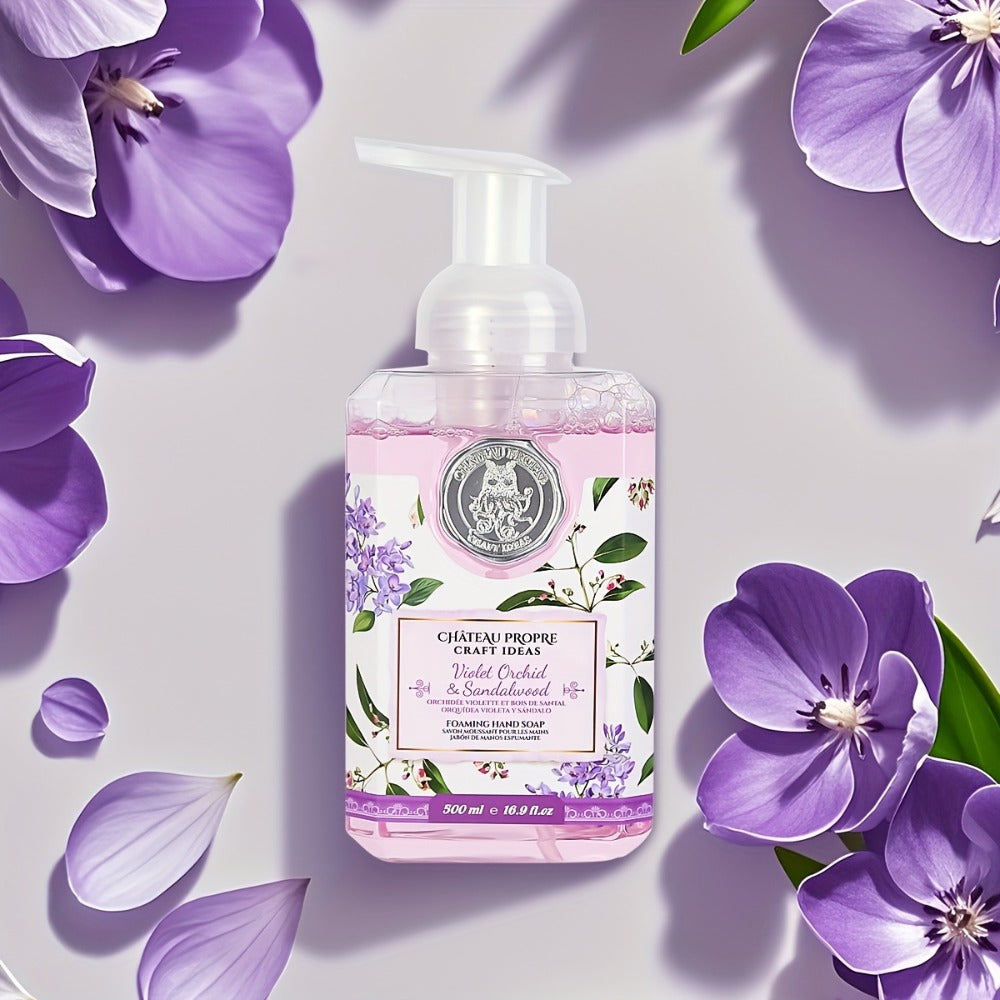 1pc/2pcs Foaming Hand Soap, Ethically Made, 16.9fl.oz (500ml), Fresh Smell. Good for Bathroom, Kitchen And Bedroom. Good Choice for.