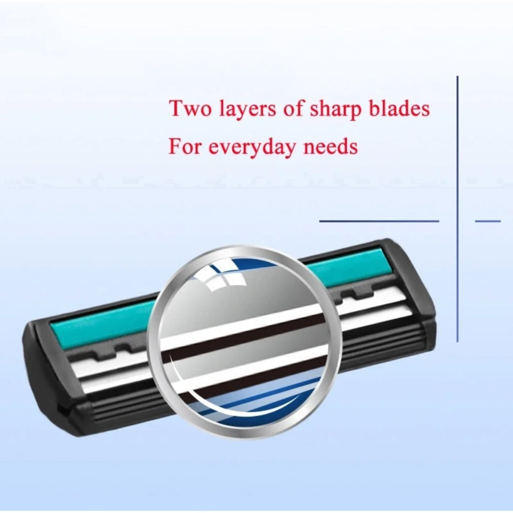 Disposable Razors 120 PCS Double Blade Stainless Steel Shaving Razor Bulk Pack - Smooth Close Shave for Men & Women Body Face Leg Hair Removal