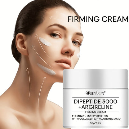 Peptide Face Cream Dipeptide 3000 Niacinamide Retinol Collagen Centella Asiatica Firming Oil Control Anti Wrinkle Gentle for Dry Skin 60g