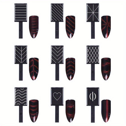 Cat Eye Magnet Nail Gel Polish Kit 14Pcs UV Gel Polish Set with Magnet Pen Nail Art Tools for Cat Eye Effect Magnetic Nail Design Salon DIY Manicure Beginner Pro