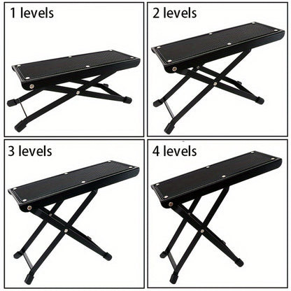 Pedicure Footrest Stand Adjustable 4-6 Level Non-Slip Portable Foot Rest for Nail Care - Professional Manicure Pedicure Tool for Salon & Home Use