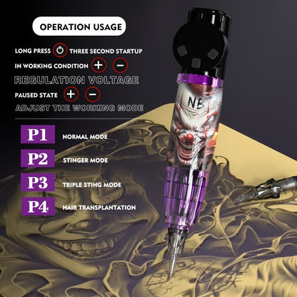 Tattoo Gun Kit Complete Set INKSOUL Tattoo Machine with LCD Display Full Equipment & Supplies Rotary Pen for Beginners & Professional Tattoo Artists