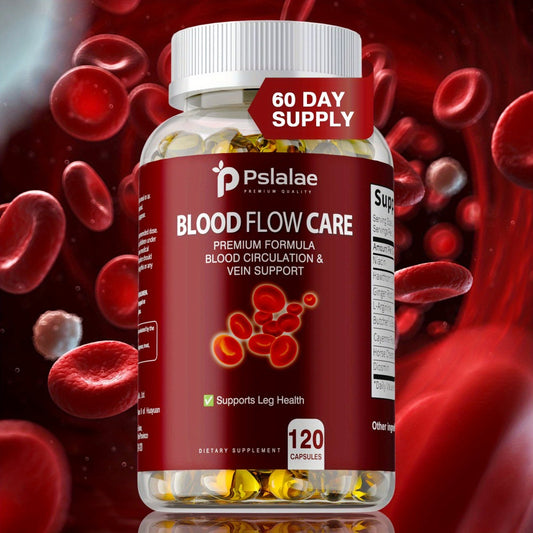 Blood Flow Care - Niacin, Hawthorn, Ginger Root, Support Leg Health, Supports Heart Health - 120pcs