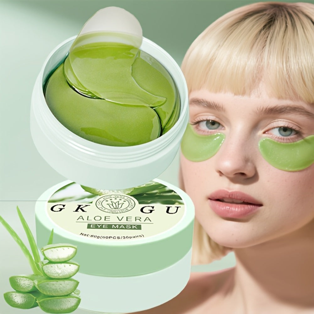 Arovira Collagen Eye Cream & Eye Mask, Hydrates And Firms The Eye Area, Suitable for Dark Circles Puffiness And Fine Lines, 60pcs, Fragrance-free Daily Skincare Routine, Elegant Packaging Natural Ingredients