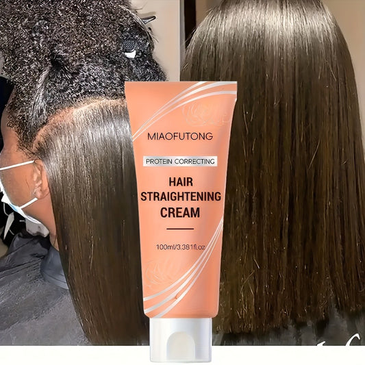 3.38oz Protein Straightening Cream - Hydrating & Smoothing, Hair, Deeply Strengthens Hair, Intense Moisture, Frizz, Non-Greasy, Appropriate for All Hair Types Valentine'S Day Present
