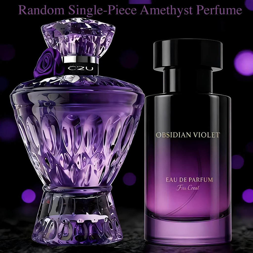 Random Single Piece Women's Perfume, Mysterious Purple Floral Woody Musk Scent, Long Lasting Eau De Parfum for Daily Wear & Dates, Perfect Gift for Her, Ideal for Valentine's Halloween Christmas New Year.
