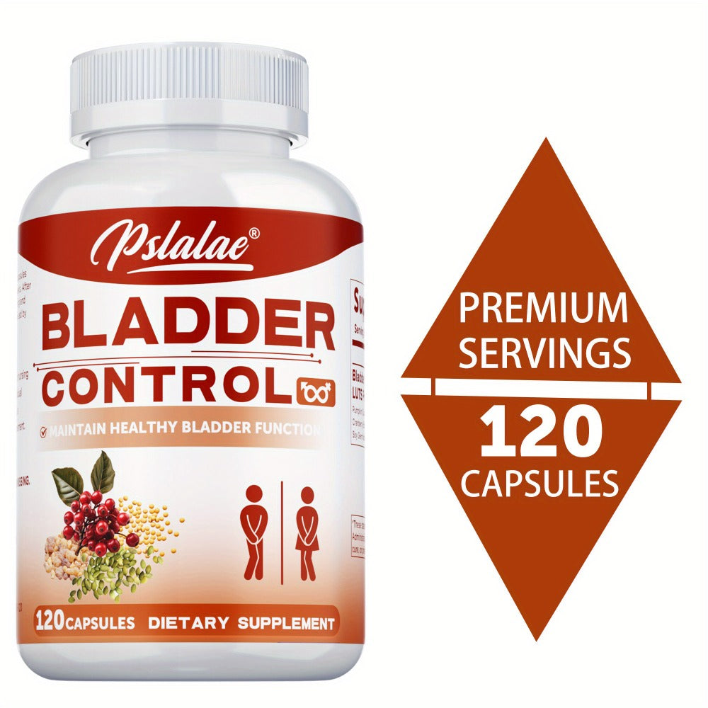 Bladder Control - with Cranberry, Pumpkin Seed, Soy Germ, Supports Urinary Tract Health, Supports A Good Night Sleep, for Women & Men - 120pcs