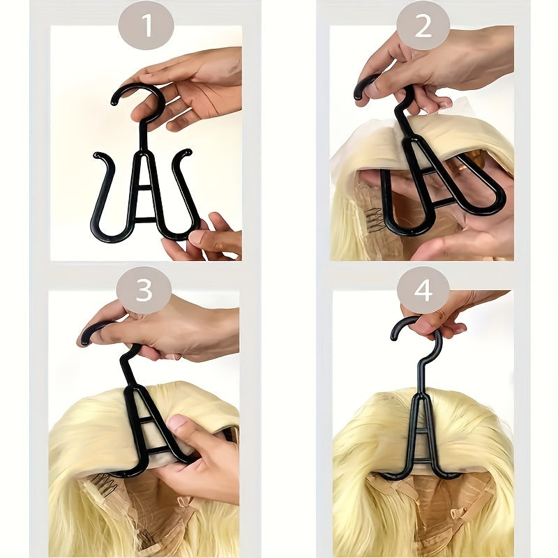 [Durable Wig Storage Bags] 6pcs Durable Wig Storage Bags with Hangers - Hair Extension Organizer for Multiple Wigs & Accessories