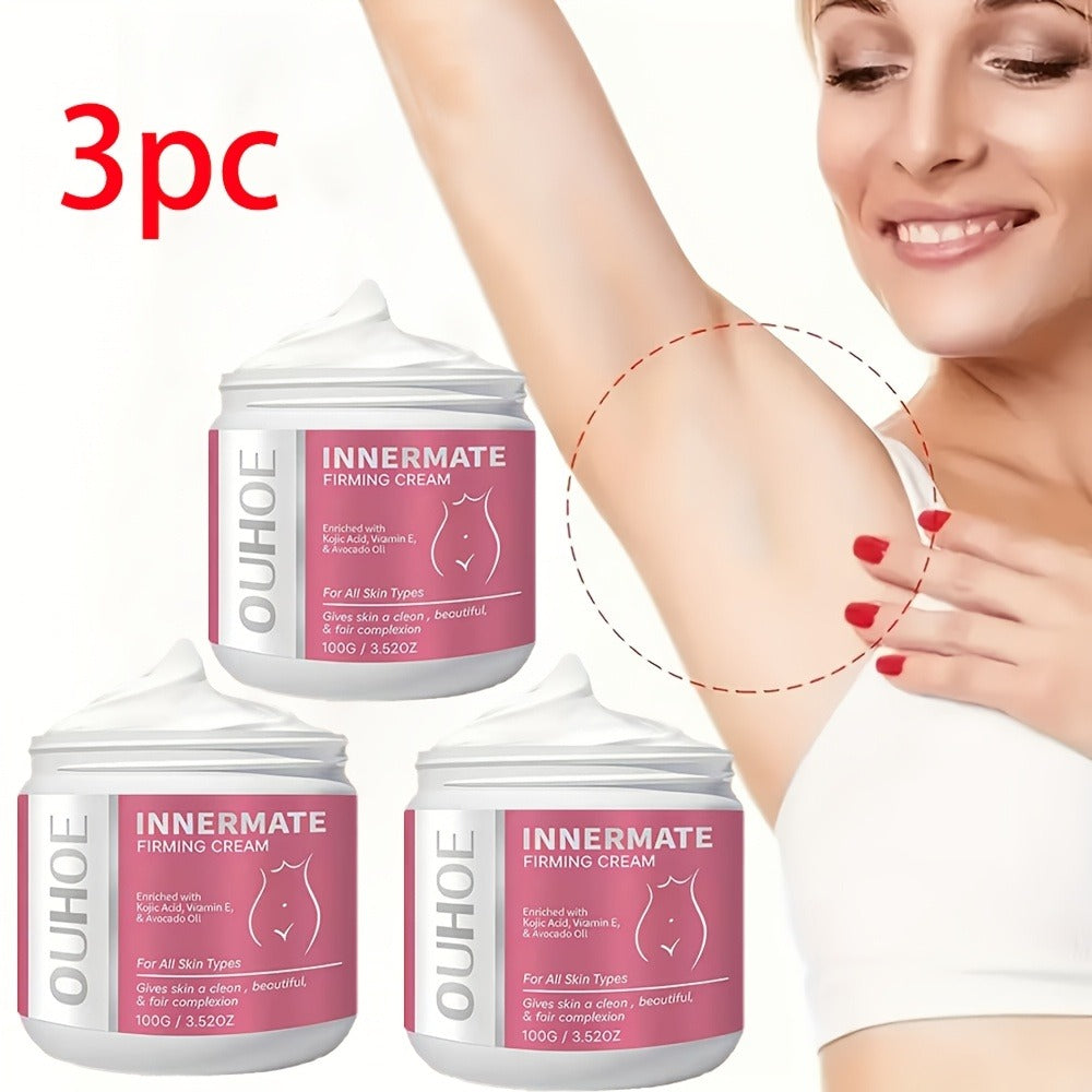 3pcs Facial And Body Brightening Cream - A Skin Brightening Cream Ideal for Use On The Face, Neck, Underarms, Joints, Etc. It Features A Gentle Formula That Provides Brightening And Moisturizing Benefits And Is Suitable for Both Men And Women.