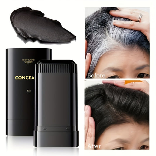 CONCEALA Hair Dye Stick with Built-in Comb - Easy Twist Applicator, Waterproof & Sweatproof, Long-Lasting Color, Covers Gray, Includes Plant-Based Squalane, Perfect for On-the-Go Touch-Ups, 3 Shades Available