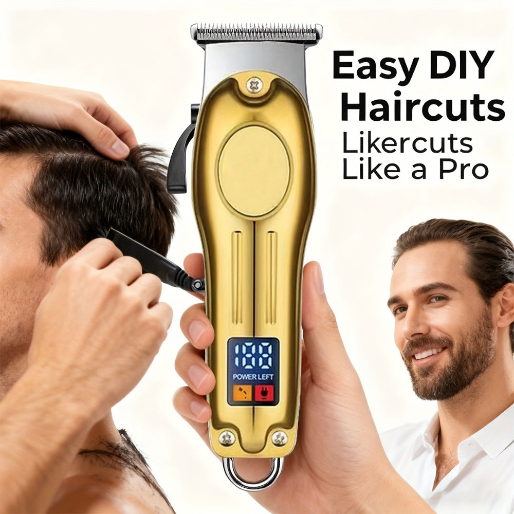 Cordless Hair Clipper Set for Professionals - Rechargeable Trimmer Suitable for Both Men And Women, Ideal for Barbers And Home Haircuts, Perfect for Personal Grooming And Travel, Great Gift Options for Father'S Day, Birthdays, And Christmas