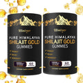 2pcs Shilajit Gummies - 3000mg Pure Himalayan Shilajit, with Ginger, Deer Antler Grass, Life, Ashwagandha Perfect Combination to Take Care Of Your Health