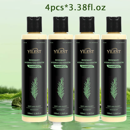 Rosemary Volumizing Shampoo — Enriched with Rosemary Extract, Amino Acids & Plant Squalane for Luxurious, Fuller & Healthier Hair | Moisturizing Formula for All Hair Types