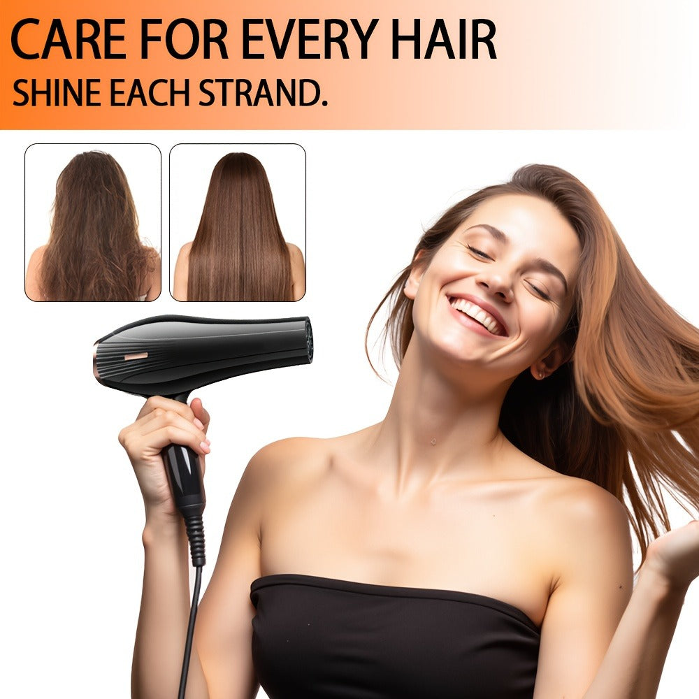 MORFONE All-in-one High-end Home Professional Hair Dryer. A Hair Dryer Set with Various Accessories Such As A Comb, Hair Clip, And Nozzle. Suitable for Family Or Travel Use- Hair Care Festive&Festival Gift for Loved Ones