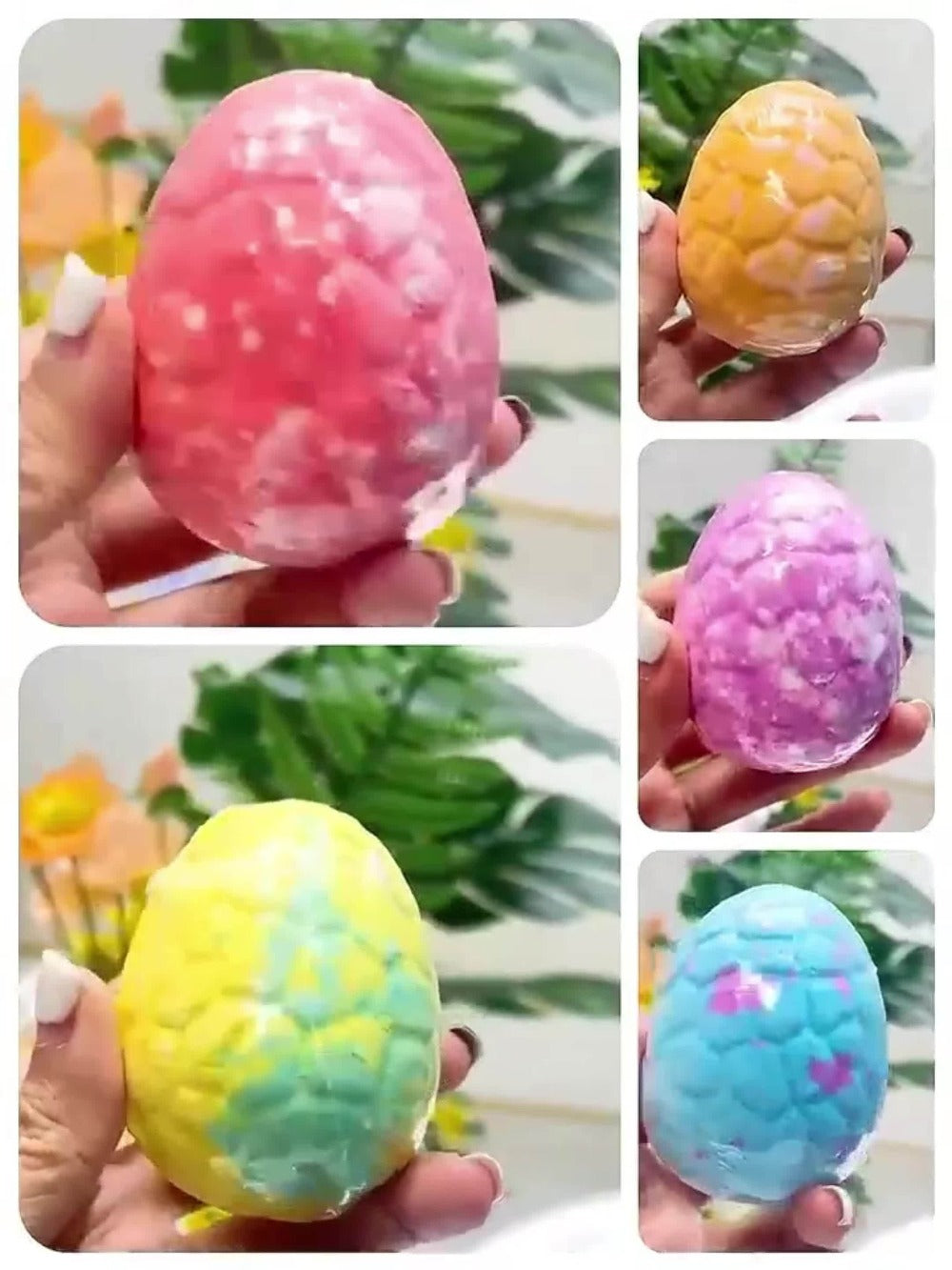 Mother'S Day Gift For - Dinosaur Bath Bombs With Surprises, 6 Packs Bath Bombs For, Dinosaur Bath/ Bath Bombs For, Bath Bombs With Surprise Inside, Fizzy Bath Ball Reveal Hidden Dino.