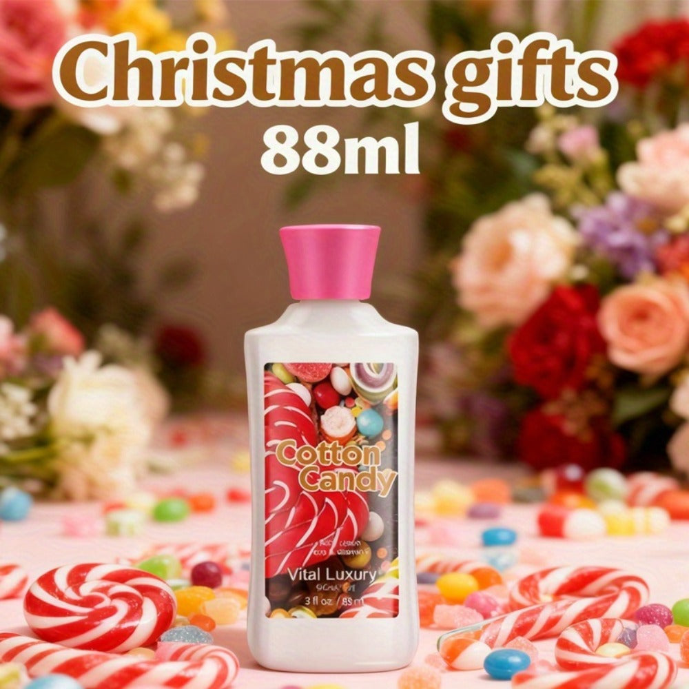 Body Lotion Moisturizing Hand Cream with Vitamin C & Glycerin - Multiple Scents Japanese Cherry Blossom Vanilla Cotton Candy Deep Hydrating Lotion for Dry Skin All Skin Types Women Men