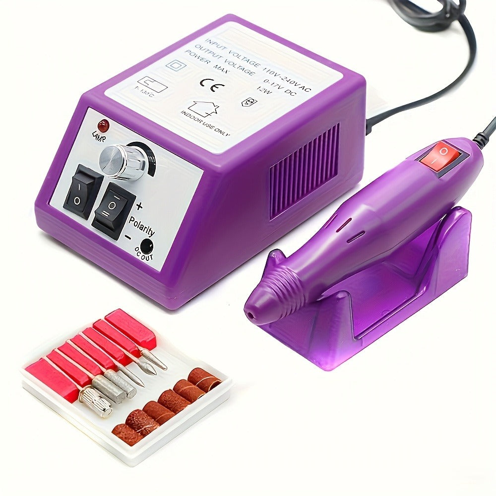 20000RPM Electric Nail Machine Desktop Equipment with Milling Cutters Bits Set Gel Cuticle Armor Removal Pedicure Manicure Tool Professional Electric Nail Drill Milling Machine for Manicure Pedicure Files Tools Kit Nail Polisher