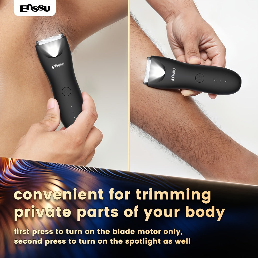 Professional Body Hair Trimmer, Men's Groin And Body Hair Trimmer, Electric Ball Shaver, Replaceable Ceramic Blade Beautician, Replacement Blade.Beauty Clipper for Men, Bikini Trimmer for Women, The Best Gift for Loved Ones