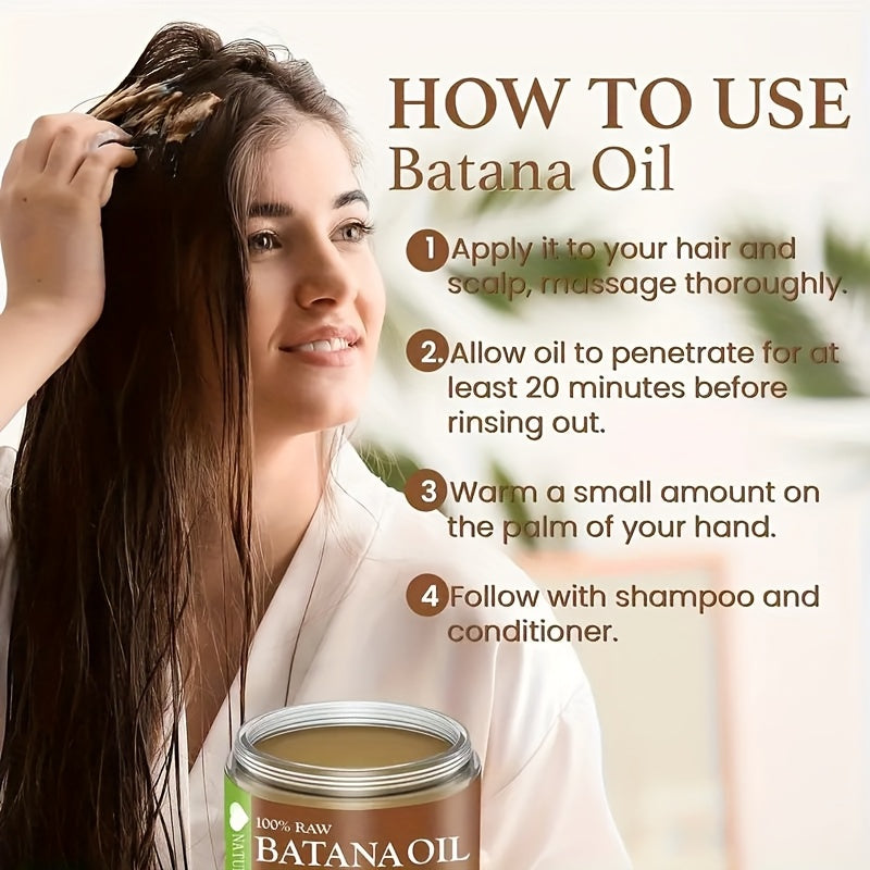 2pcs Honduras Batana Hair Oil - Moisturizing & Hydrating, Head Care For Healthier Hair - Dry & Damaged Locks For Moisturizing Scalp And Hair Care, Suitable For All Hair