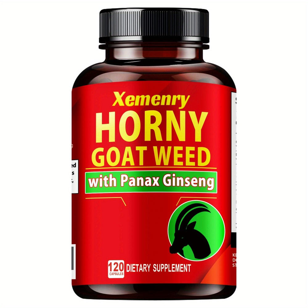 Horny Goat Weed - Replenish Energies, Premium Blended Formula - 120pcs