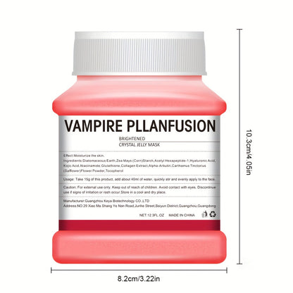 Vampire Plasma Lactic Acid Jelly Face Mask - Peel-Off Firming Hydrating Mask Alcohol-Free Paraben-Free Fragrance-Free for All Skin Types 12.3 fl oz