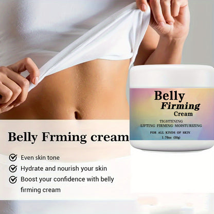 Belly Firming Cream - Intensive Tightening & Lifting Body Lotion with Hyaluronic Acid Caffeine Shea Butter Jojoba Oil & Vitamin E for Belly Buttocks Thighs & Arms - Alcohol Free All Skin Types