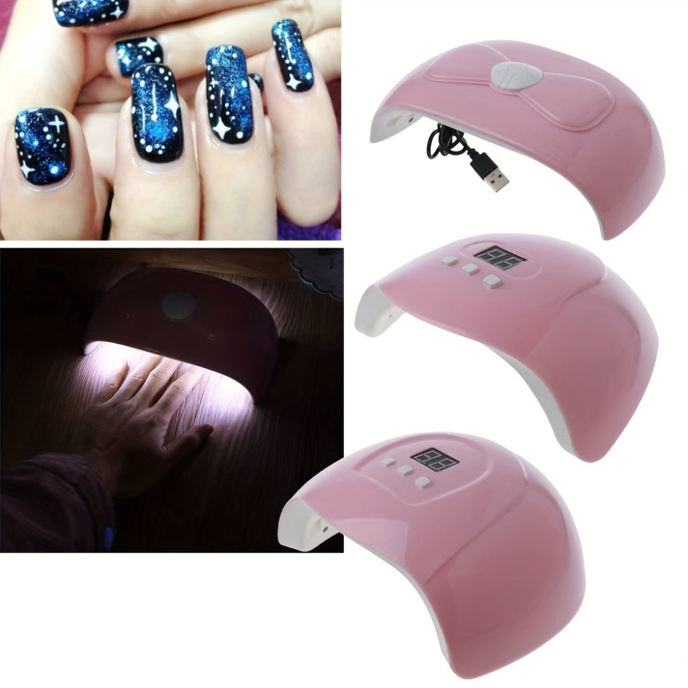 Gel Nail Lamp for Gel Polish, LED Nail Dryer with Smart Sensor & Timer Settings, Fast Curing Nail Light for Fingernails & Toenails, Professional Nail Lamp for Salon And Home Use, Essential Nail Tool Compatible with All Gel Nail Polishes