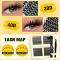 Lash Clusters Kit 5 Boxes Lash Clusters Gift/209/276/708/800pcs False Eyelashes, Fluffy Wispy Manga Fairy Lashes Top And Bottom Lash Clusters with Gift Bags, Natural Volume Lashes Long Lasting Reusable Lashes Beauty Gift for Mom Wife Daughter Friend