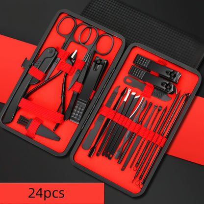 Nail Clipper Set Professional 23pcs Stainless Steel Sharp Blades Fingernail Toenail Trimmer Manicure Pedicure Kit for Men Women Salon Quality Home Nail Care Gift