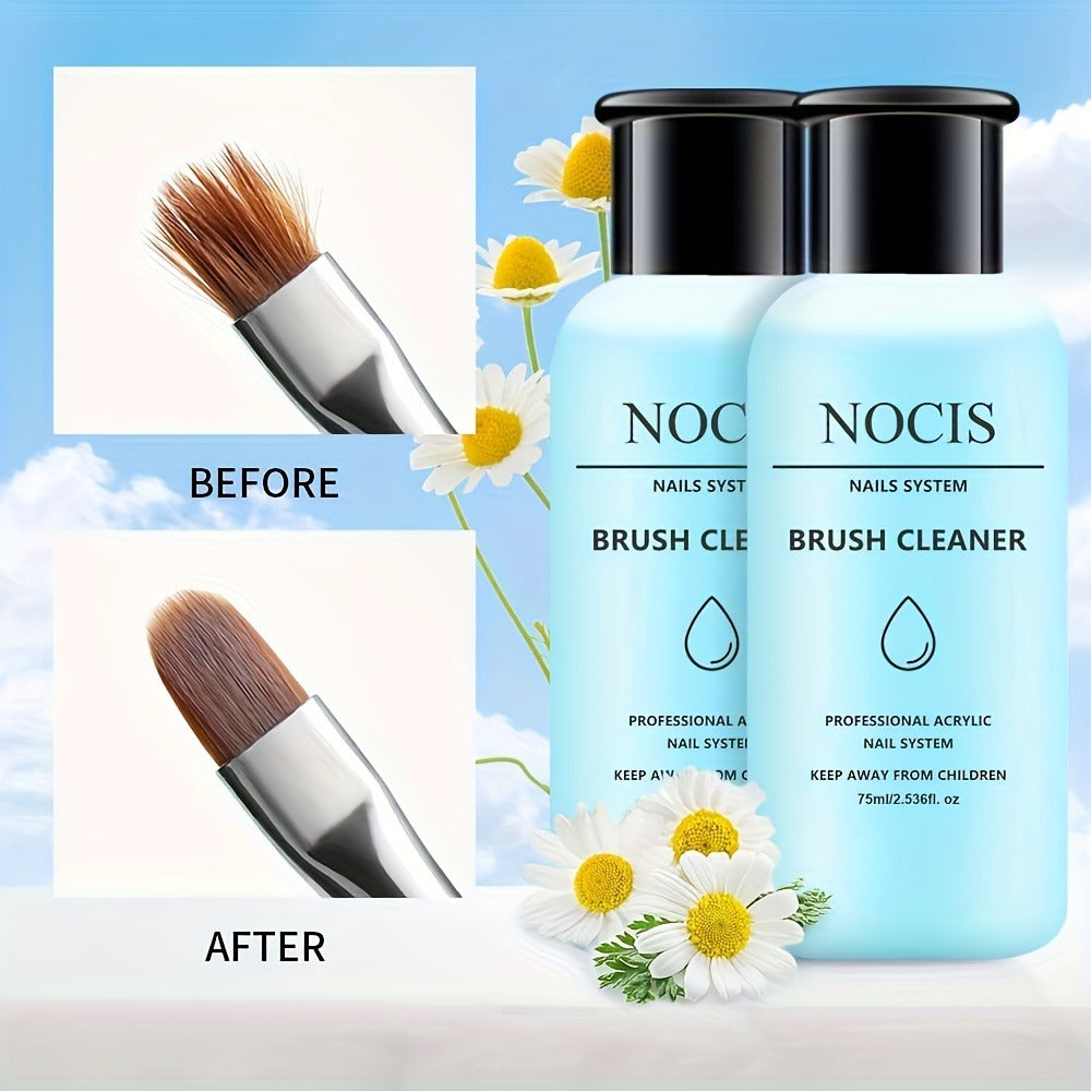 Nail Brush Cleaner And Conditioner - Quickly Clean Gel Nail Brushes, Paint Brushes, Airbrushes, Art Tools, Preserver And Restorer for Kolinsky Acrylic Brush Etc.
