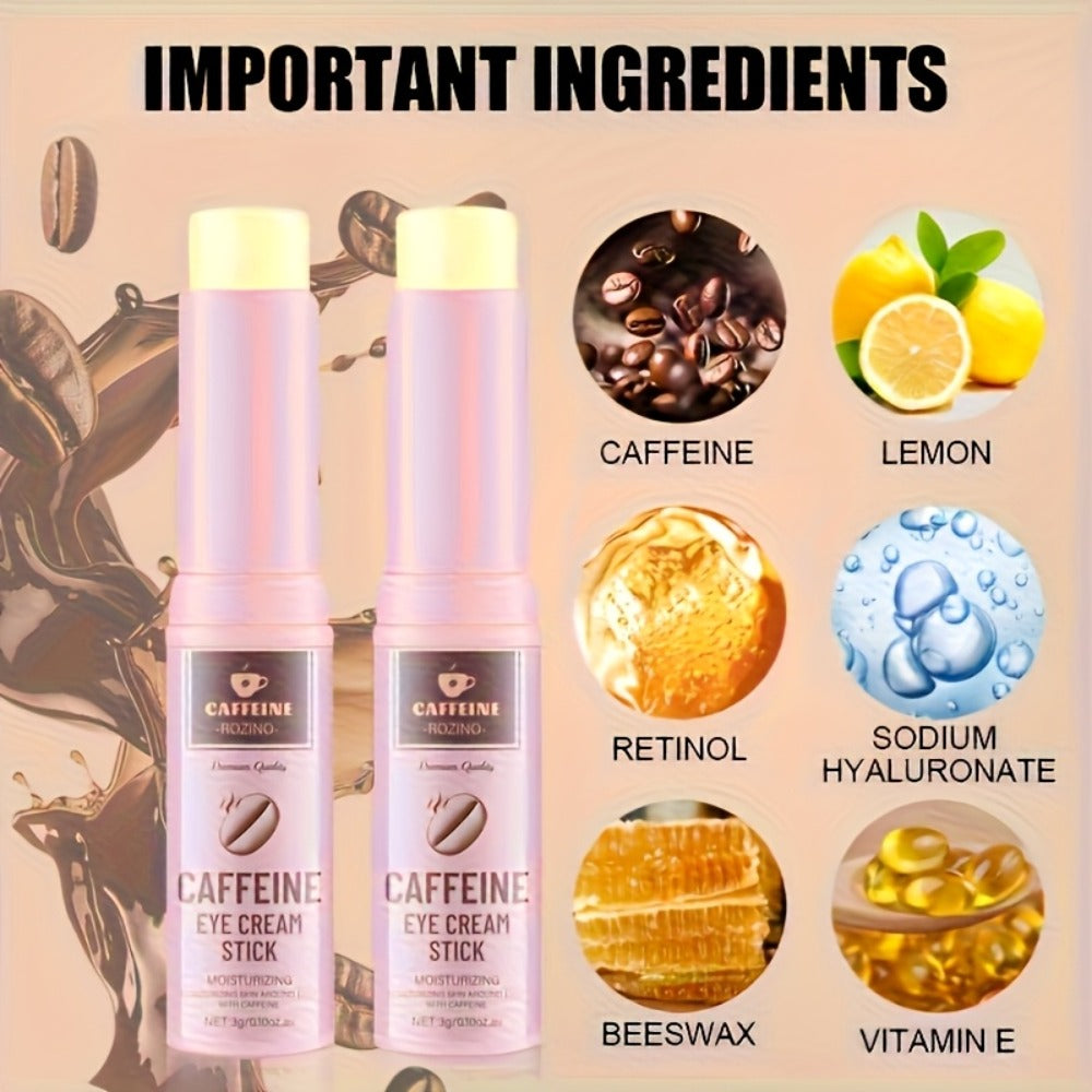 Upgraded Twin-Pack Firming Eye Cream - with Caffeine & Ceramide NP for A Look That's Lifted, Revived & Refreshed. See A Visible Difference! Your New Skincare Game-Changer.