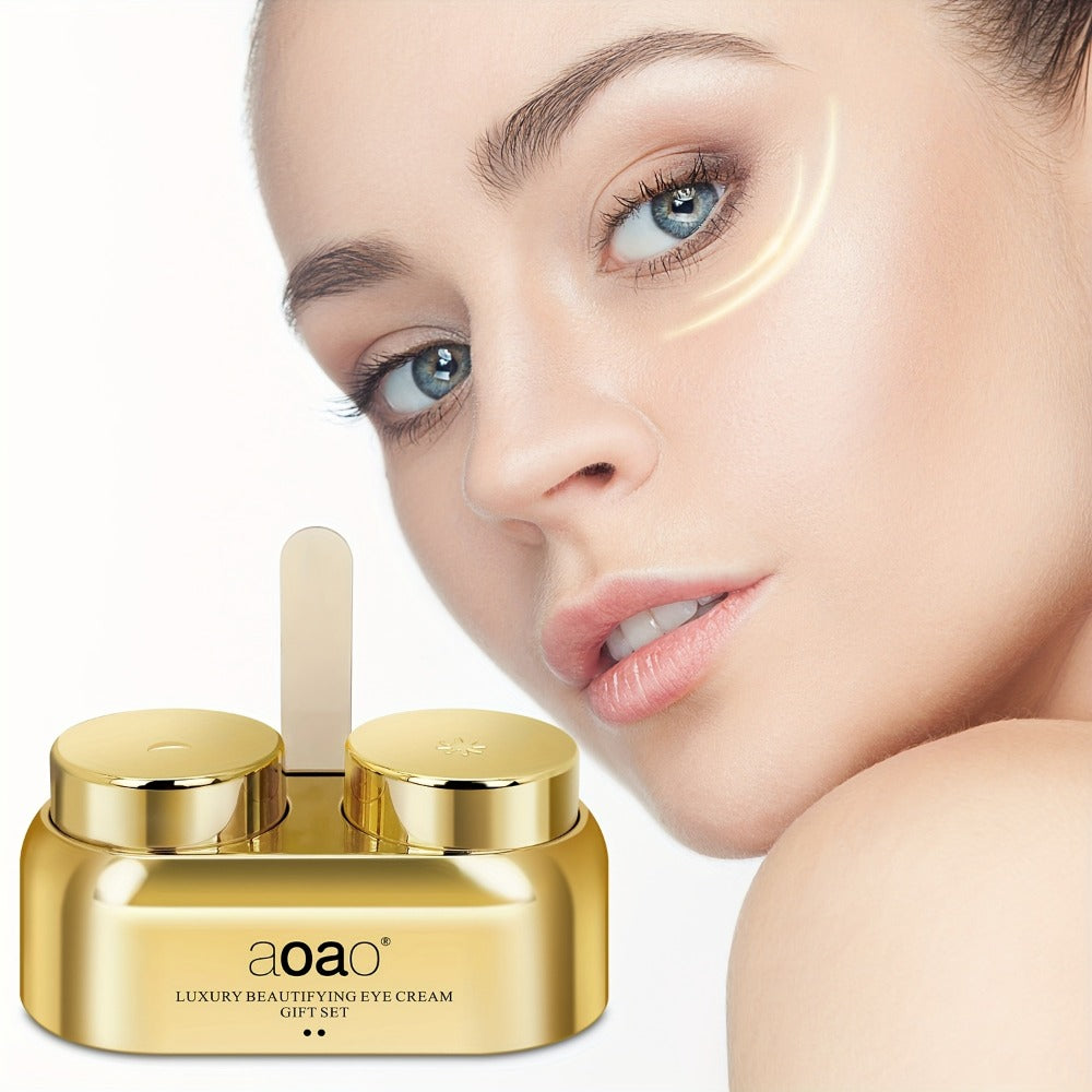Caffeine Day & Night Eye Cream Peptide Firms Moisturizing Collagen Eye Area Hyaluronic Acid Brighten Skin Eye Essence