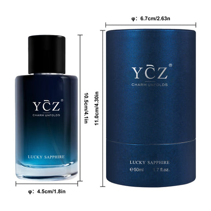 Mens Cologne Woody Aromatic Fragrance Spray - Orange Blossom Leather Mahogany Long Lasting Scent - Gift Set & Collector Bottle for Men