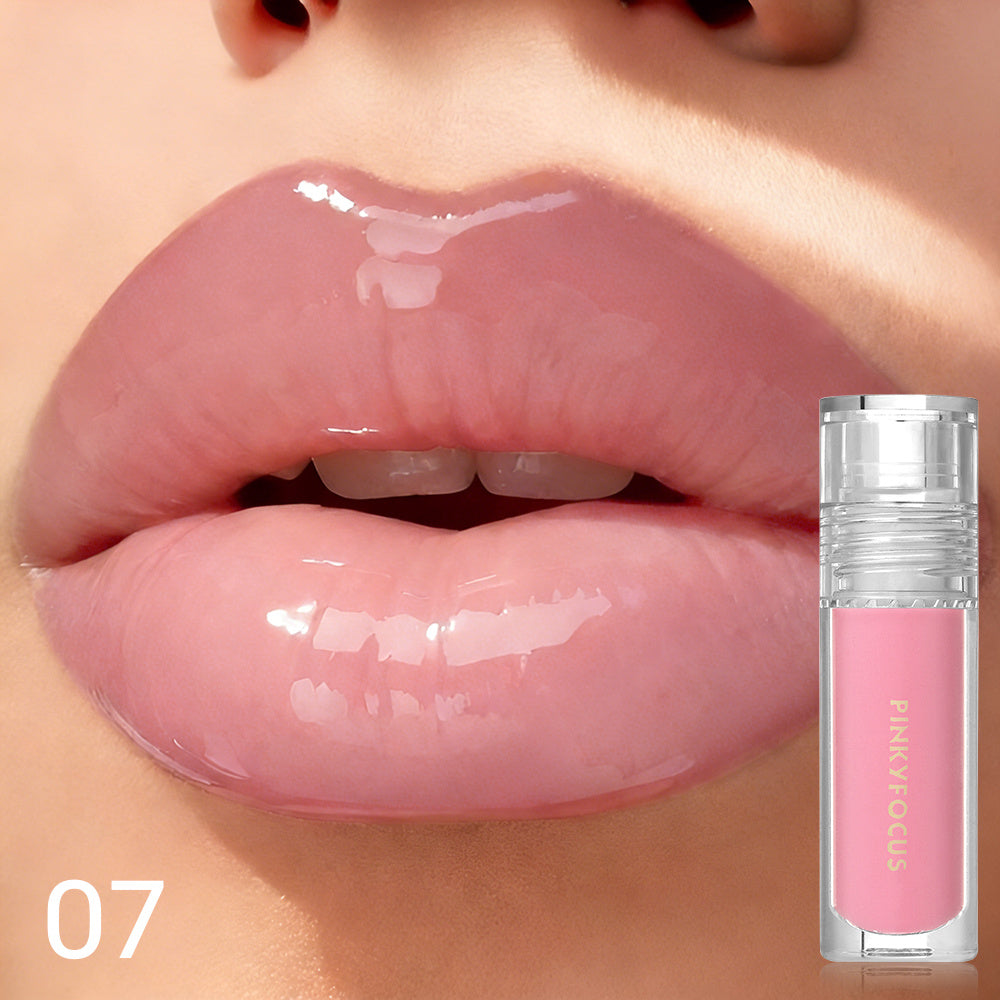 Lip Gloss Plumping Maximizer — Mirror-Like Shine Finish, Lip Injection Effect, Long-Lasting Hydrating Lip Gloss for Fuller-Looking Lips, 5 Shades Available