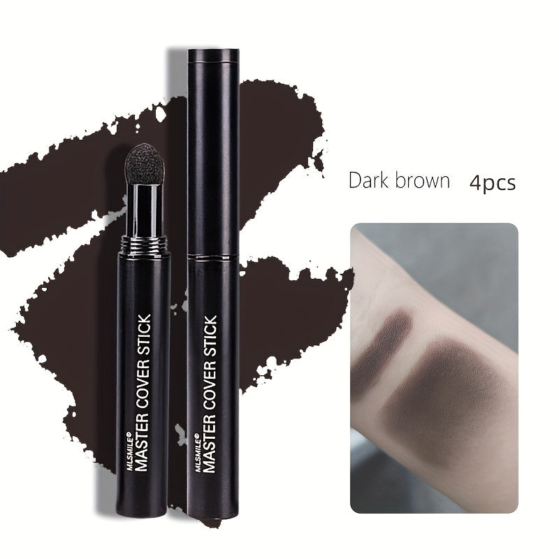 4pcs hairline stick filled with nasal shadow shadow powder, face eyebrow powder, forehead side shadow hairline powder
