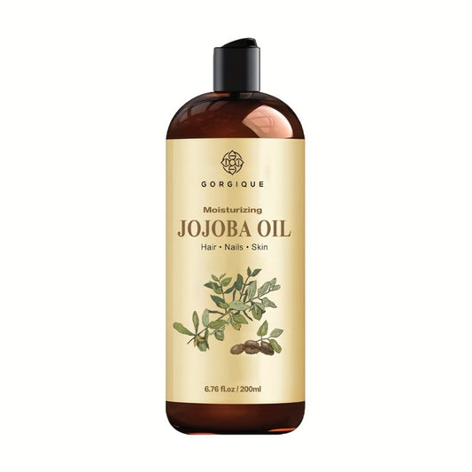 Jojoba Oil -6.76oz - Skin and Hair Care Oil - Cold Pressed - Suitable for Both Men and Women - Suitable for Any Hair and Skin Type, Care, Non Dry, Smooth