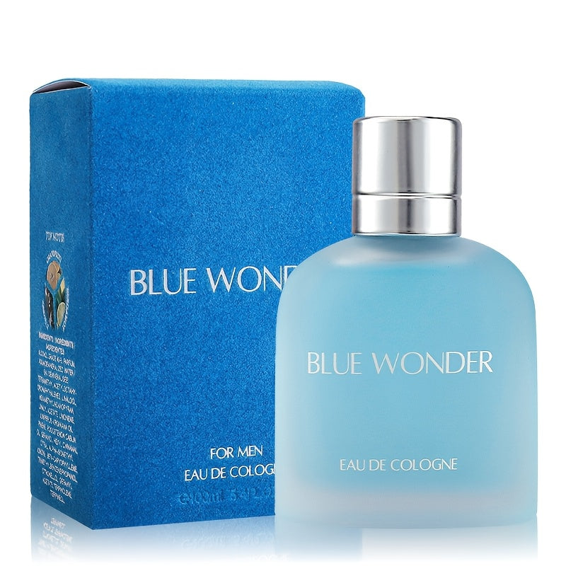 [Dating Parties Gift] 3.4fl.oz Men's Eau De Cologne Spray, Long-Lasting Perfume - Notes Of Grapefruit, Bergamot, Juniper Scent, Perfect for Dating, Daily Life, Parties, Gift Giving