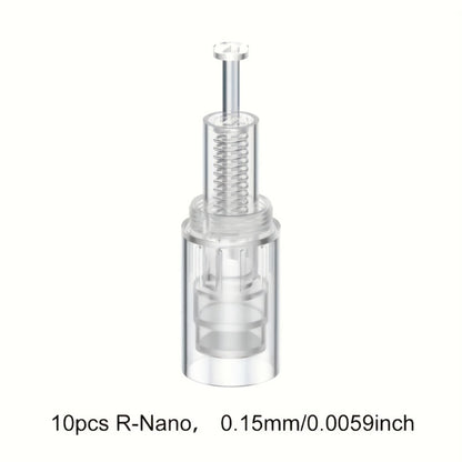 Derma Pen Replacement Needle Cartridges 10pcs/Pack — 12 Pin, 36 Pin & R-Nano Tips for L1 L3 L6 L8 S8 Microneedling Pen, 0.25mm Screw-Lock