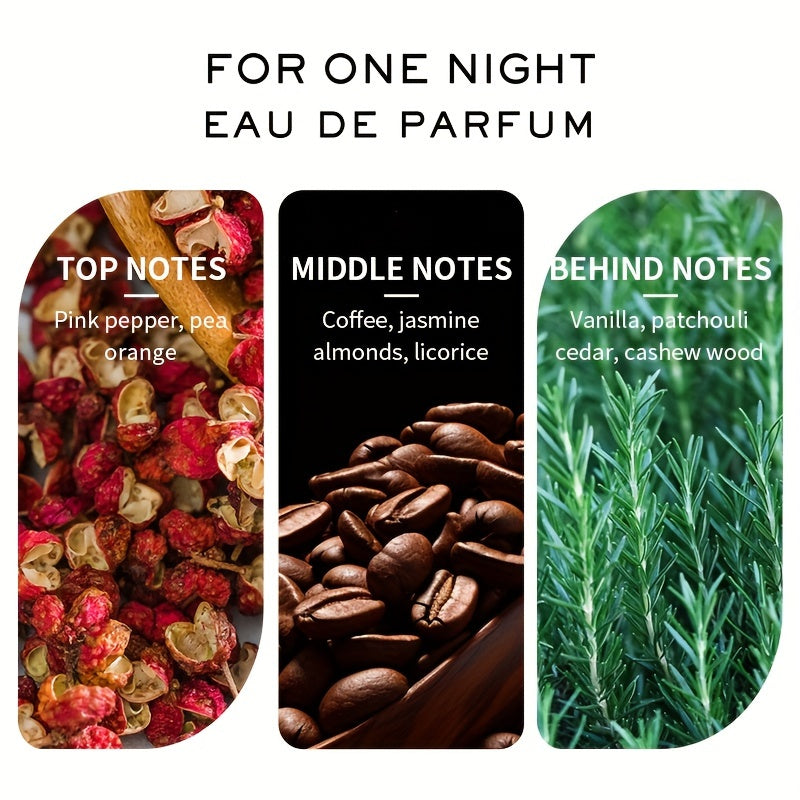 [Ideal Valentine's Day] Men's Long-Lasting Cologne - High Concentration, Woody Spicy Scent, Perfect for Daily Wear & Dates, Ideal Valentine's Day or Christmas Gift, 55ml