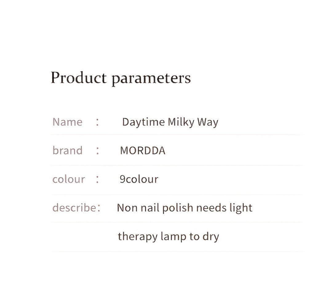 MORDDA 9pcs Gel Polish Set, Alcohol-Free Nail Art Gel, Firm Pat Glue, Salon & Home Use, Ideal Christmas Gift for Women
