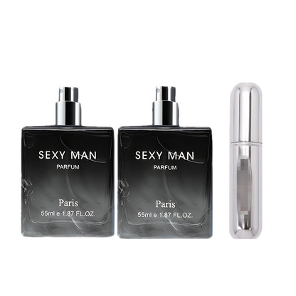 Men's Cologne Spray Long Lasting Woody Oriental Fragrance Warm Oud Sandalwood Scent for Dating Daily Wear Gift for Him Set of 2 (7054A / 7054B)