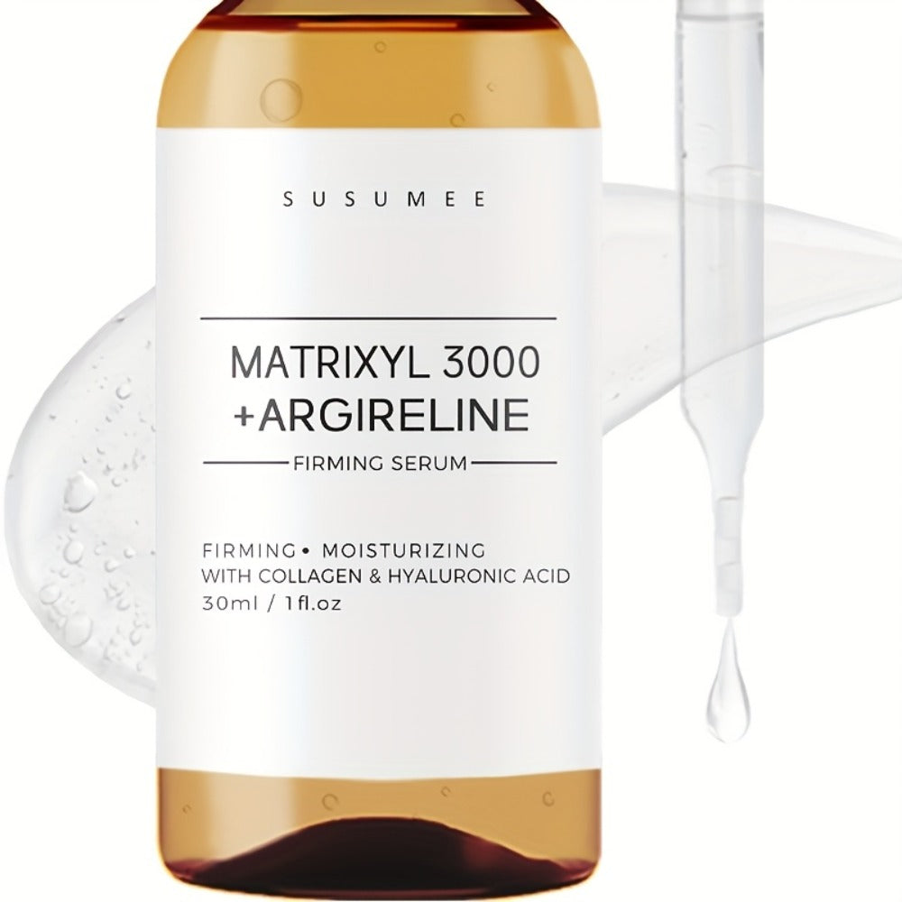 SUSUMEE Matrixyl 3000 + Argireline Firming Serum, with Collagen, Hyaluronic Acid & Peptides -Firming & Moisturizing, Alcohol-Free, 1.01oz/1fl. Oz