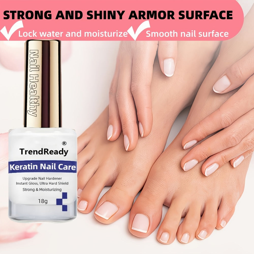 [Christmas Gift] 6/2pcs 15ml Nail Hardener | Pink/White/Yellow Color, Extra Strong for Weak Nails, Long Lasting & Fast Drying, Manicure Essentials, Nail Care, Smoothes Nails, Ideal for Christmas Gift, Black Friday